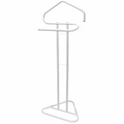 Trade Shop - Appendiabiti Da Terra 2 Posti Attaccapanni Stand Guardaroba In Metallo 43,5x36x110,5cm -