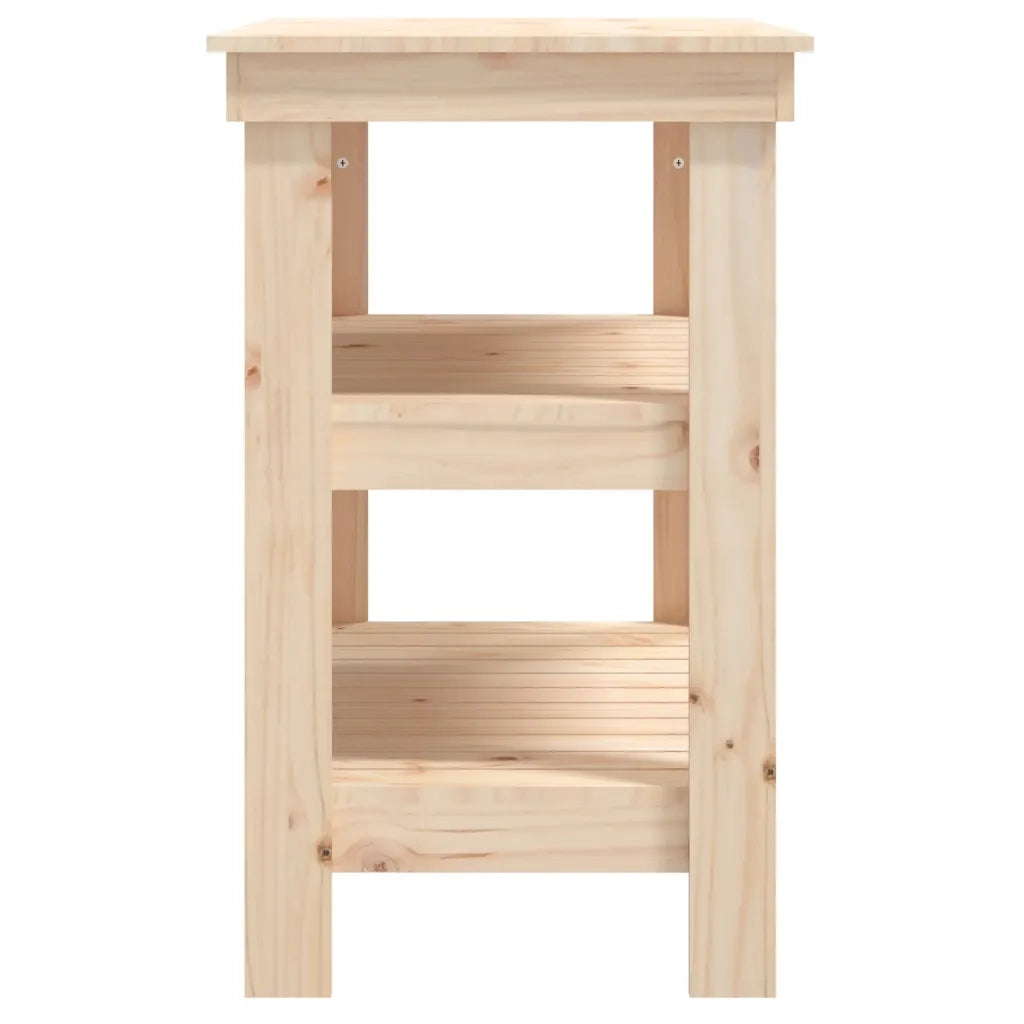 Banco da Lavoro 78,5x50x80 cm in Legno Massello di Pino 823639