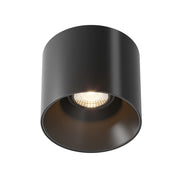 Maytoni Lampada da soffitto moderna Alfa LED 1 luce LED integrato nero metallo