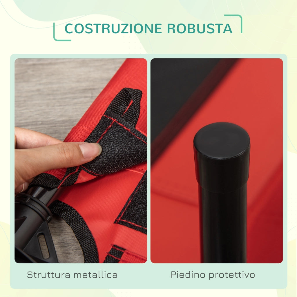 Cuccia per Cani Estiva Brandina ¨C zephmum ¨C Rosso 76x61x18 cm