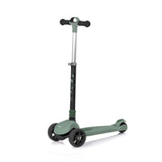 Monopattino per Bambini 3 anni Verde Modello Luxury fino a 50kg Scooter con ruote LED Pedana antiscivolo Freno incluso R