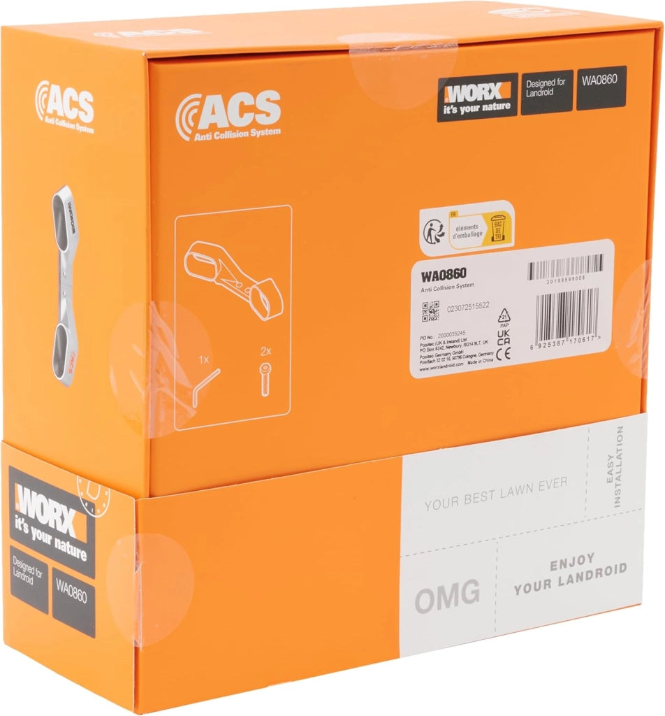Landroid Modulo Sensore di Collisione ACS - WA0860, Silver