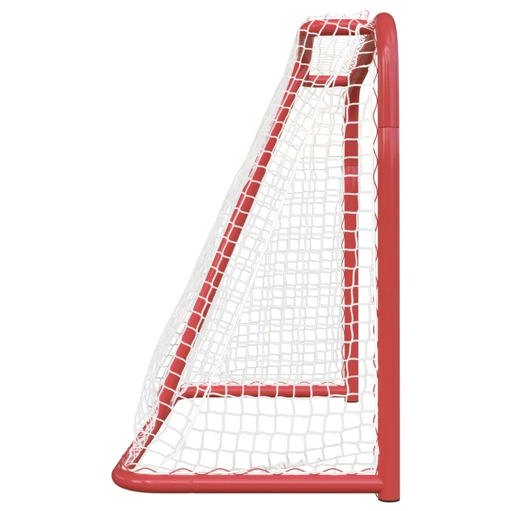 Porta da Hockey Rossa e Bianca 183x71x122 cm in Poliestere 93755