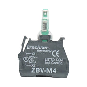 Elemento di blocco contatto ausiliario LED 220V/14mA Breckner Germany