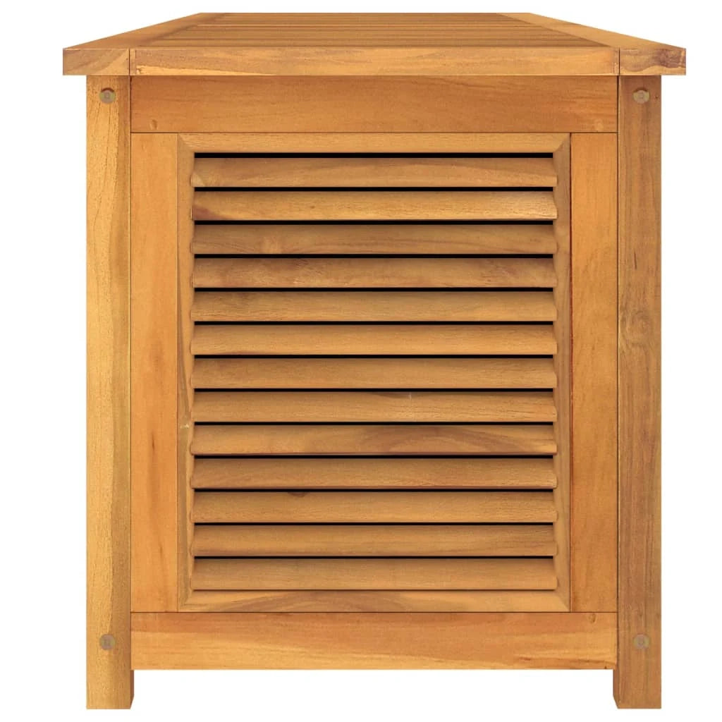 Scatola e borsa portaoggetti da giardino 200 x 50 x 53 cm in legno massello di teak 02_0013133