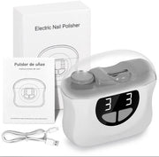 Nageltrattore elettrico - Trattore automatico di unghie - Illuminazione a LED - Cassetto di raccolta - per Bambini - Adulti e Anziani - Manicure - Pedicure per Casa - Bianco