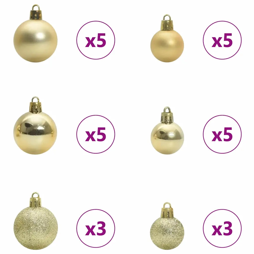 Albero di Natale Artificiale Sottile Verde e bianco 180 cm