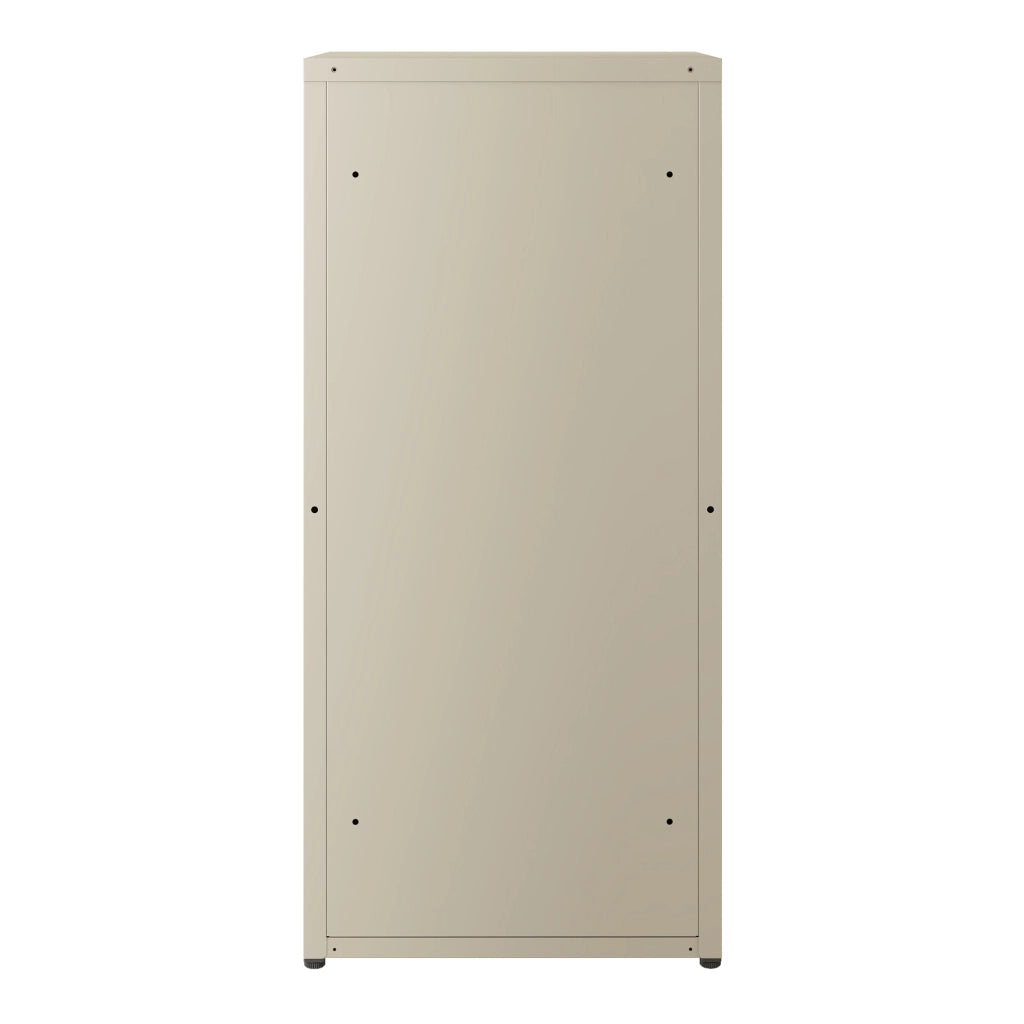 Armadio a Colonna Burlöv in Metallo Mobile per Archivio 88 x 40 x 35 cm Color Cammello [en.casa]