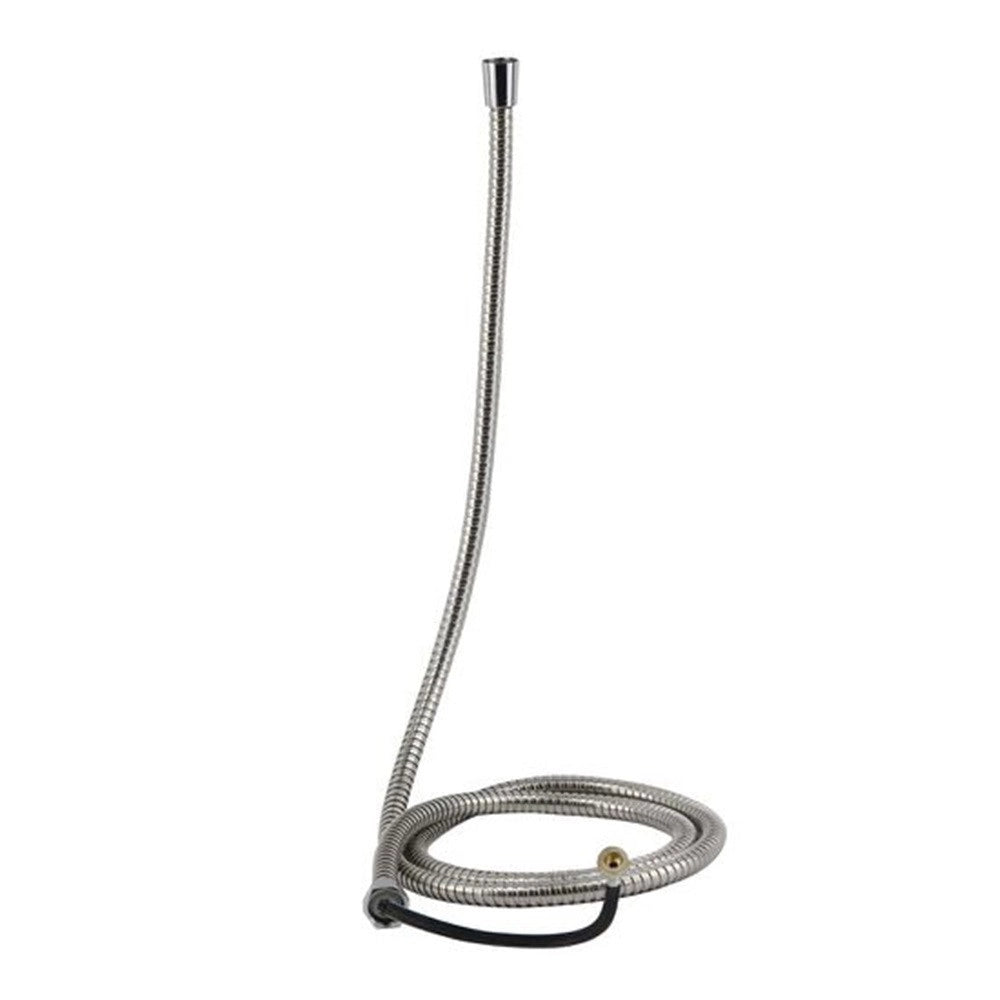 Trade Shop - Tubo Flessibile Doccia Acciaio Con Sistema Sicurezza Antiscoppio 1.8 Mt Bagno 69223 -