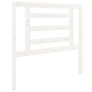 Testiera | Testata per Letto Bianca 96x4x100 cm in Legno Massello di Pino