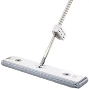 Trade Shop - Scopa Mocio Piatto Con Panni In Microfibra Strizzatore Per Pulizia Lava Pavimenti Casa -