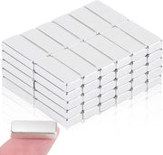 60 pezzi di magneti neodymium extra forti, 10 x 4 x 2 mm magneti forti a forma rettangolare supporto magnetico a bassa intensità magneti a forma di piatto magneti piccoli per frigorifero foto e cartoline cartolina ufficio