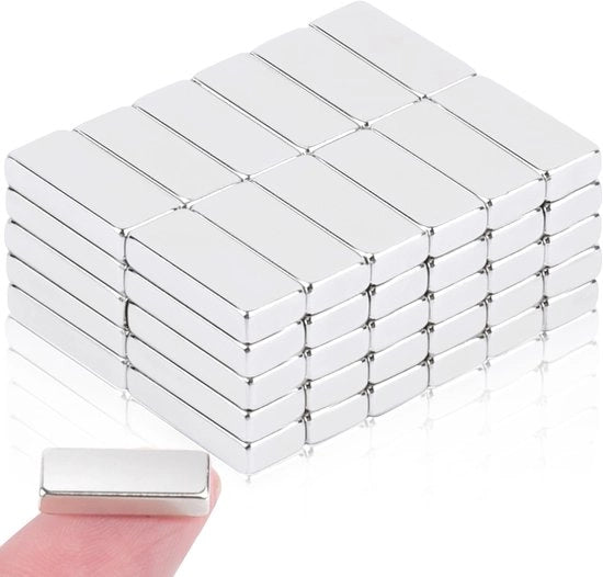 60 pezzi di magneti neodymium extra forti, 10 x 4 x 2 mm magneti forti a forma rettangolare supporto magnetico a bassa intensità magneti a forma di piatto magneti piccoli per frigorifero foto e cartoline cartolina ufficio