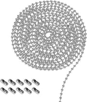 Catenaccio in rame - Acciaio inossidabile - Catenaccio per pendente - Catenaccio metallico - 10 connettori - Progetti di fai da te - Ornamenti penzolanti - Ventilazione a soffitto alta
