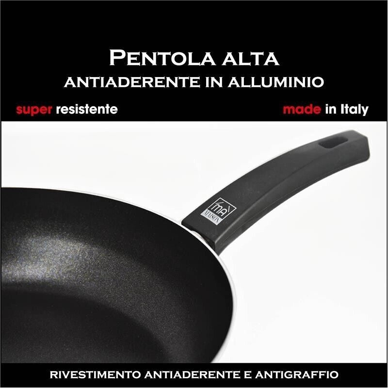 MA MAISON PADELLA ALTA LINEA ALESSIA 30 CM ANTIADERENTE E ANTIGRAFFIO IN ALLUMINIO