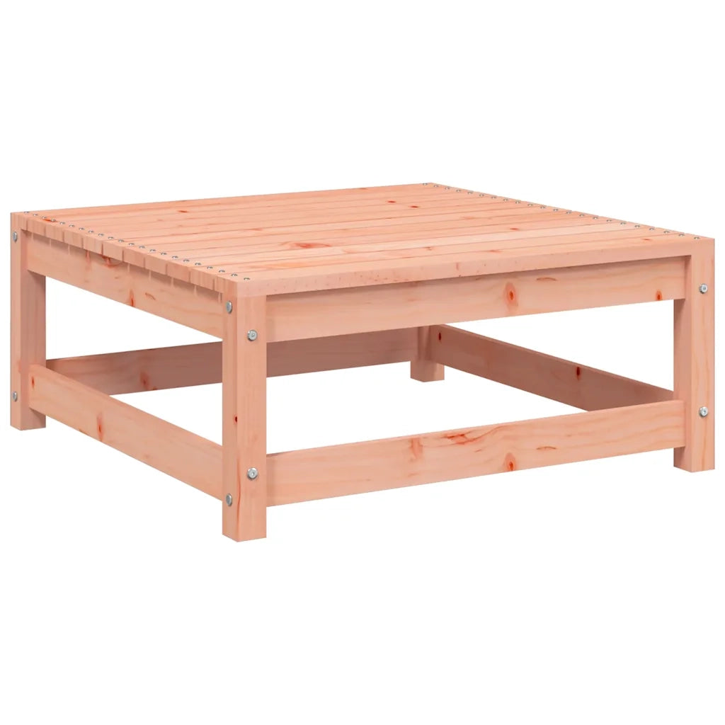 Sedia da giardino-Poggiapiedi da Giardino 70x70x30cm in Legno Massello di Douglas
