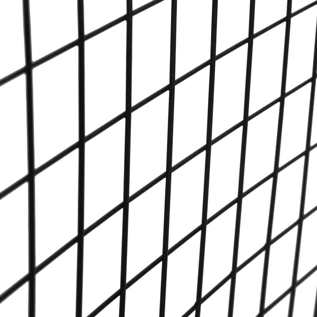 Pannello a griglia da parete 75 x 55 cm nero 03_0008787