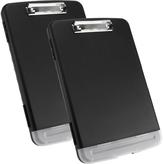 Cassetto di archiviazione 2-in-1 - Acqua resistente - A4 - Nero - Ideale per ufficio e scuola