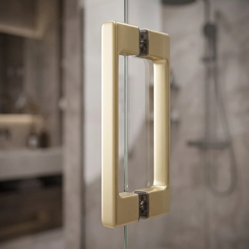 Maniglia Per Porta Doccia Rea 02 Brushed Gold