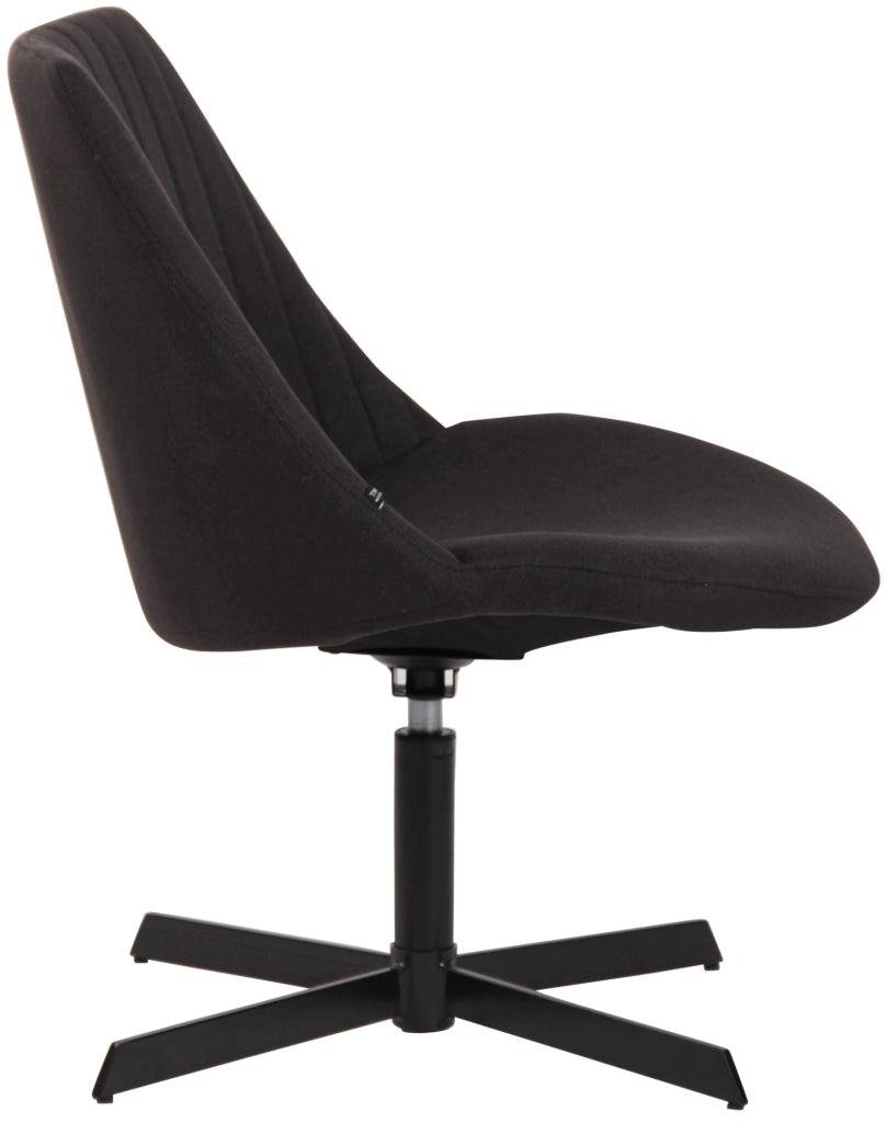 Sedia da Lounge Granby nero