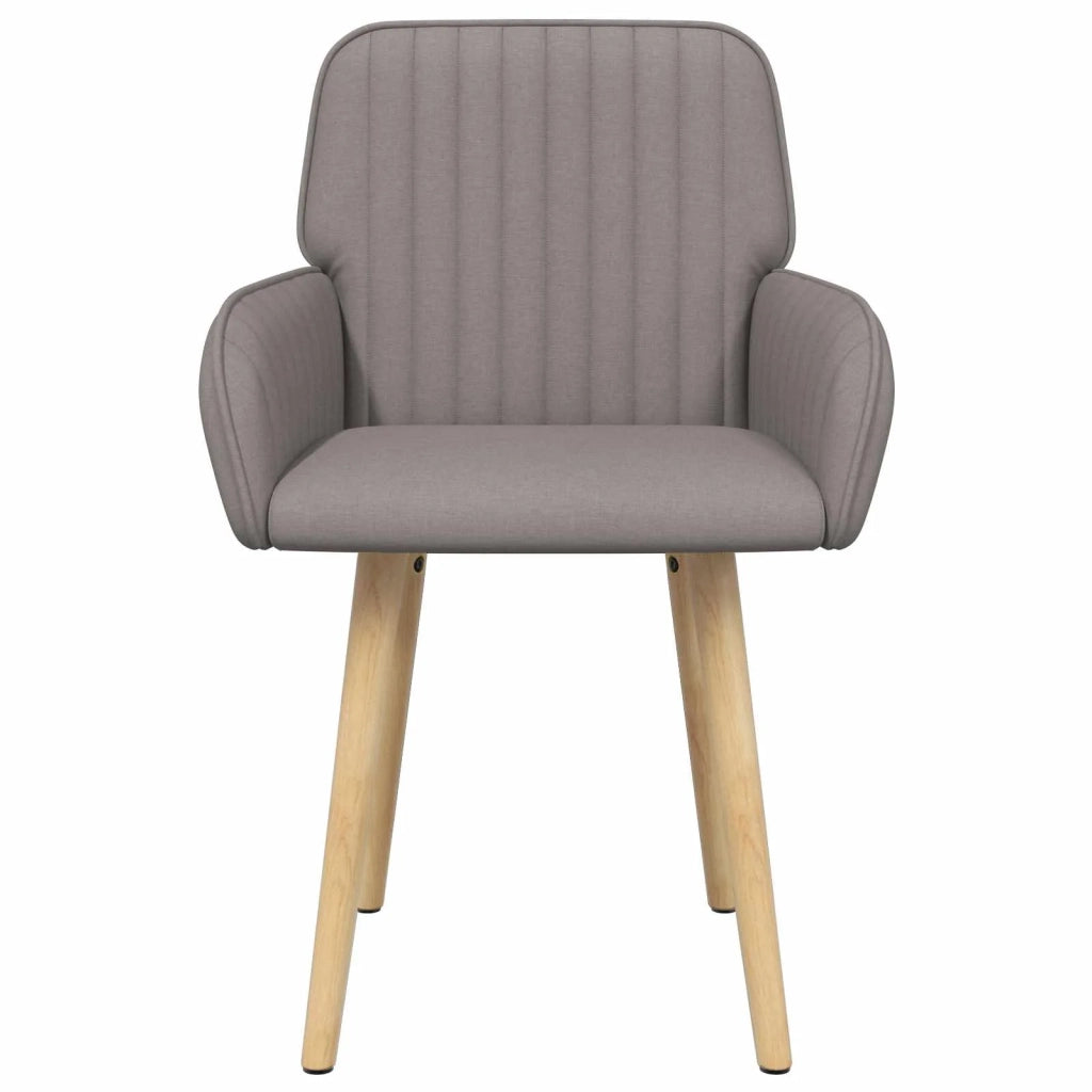 Sedie da pranzo 6 pz Tessuto Tortora 56,5 x 50 x 87,5 cm 3428206
