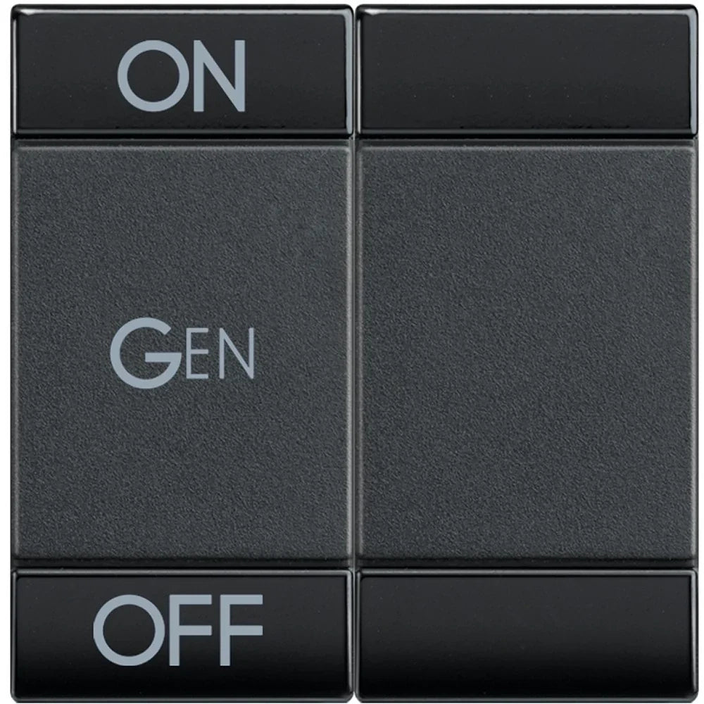 Living Light - Copritasto 2 moduli ON OFF GEN - L4911M2AFN