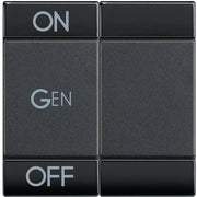 Living Light - Copritasto 2 moduli ON OFF GEN - L4911M2AFN