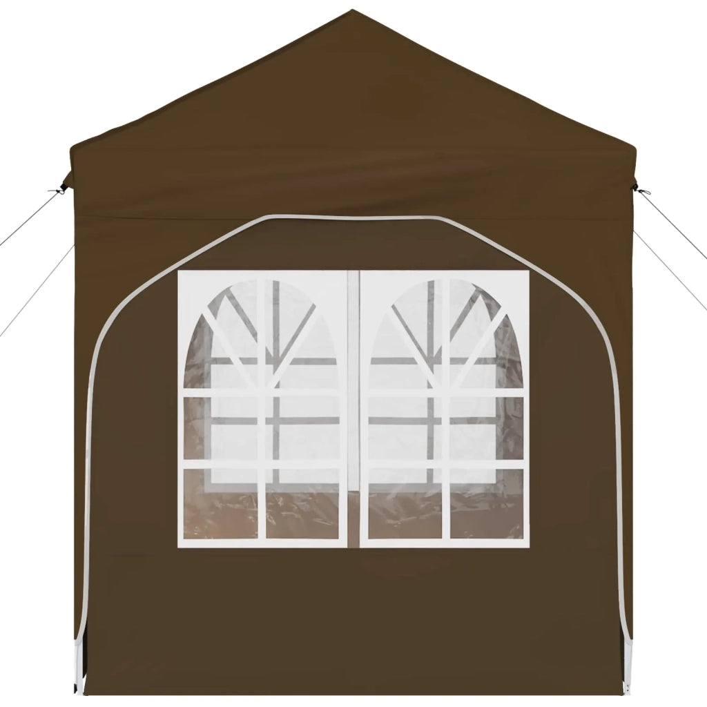 Tenda per feste a pop-up-Gazebo 192 x 192 x 245 cm Tortora 192959