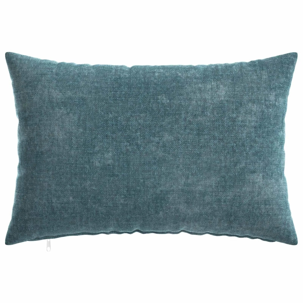 Federa 6 pcs HEERLEN Blu 30 x 50 cm Tessuto Chenille 907794