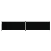 Tenda da sole laterale retrattile/schermo privacy per patio giardino terrazza balcone 200 x 1000 cm nero 02_0007444