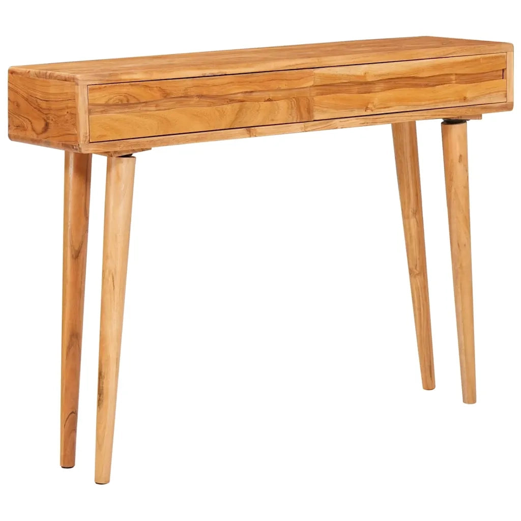 Tavolo consolle con cassetto Marrone 110 x 30 x 80 cm
