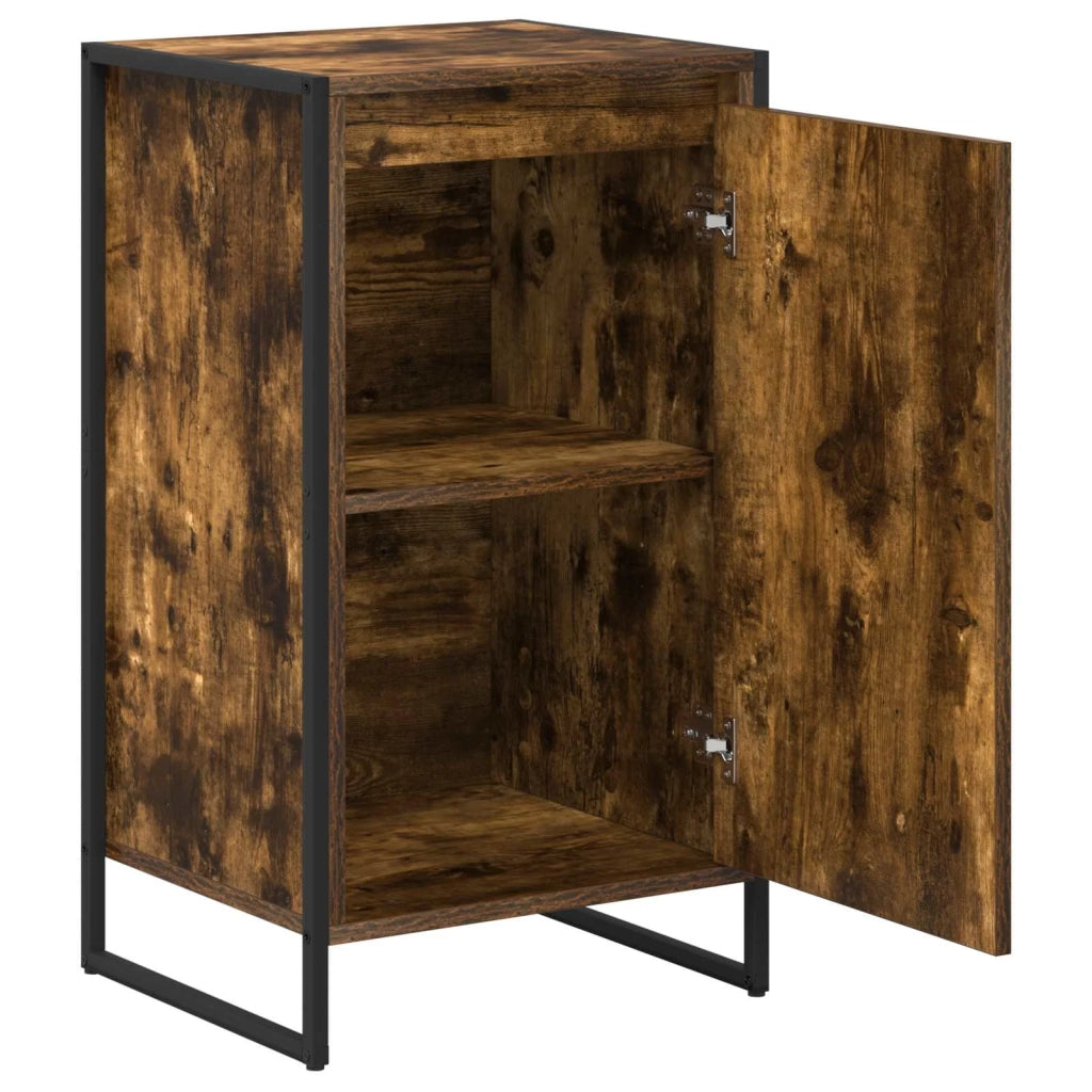 Credenza | Madia | Buffet da pranzo | Armadio da pranzo Quercia Fumosa 43 x 36 x 75,5 cm Legno multistrato