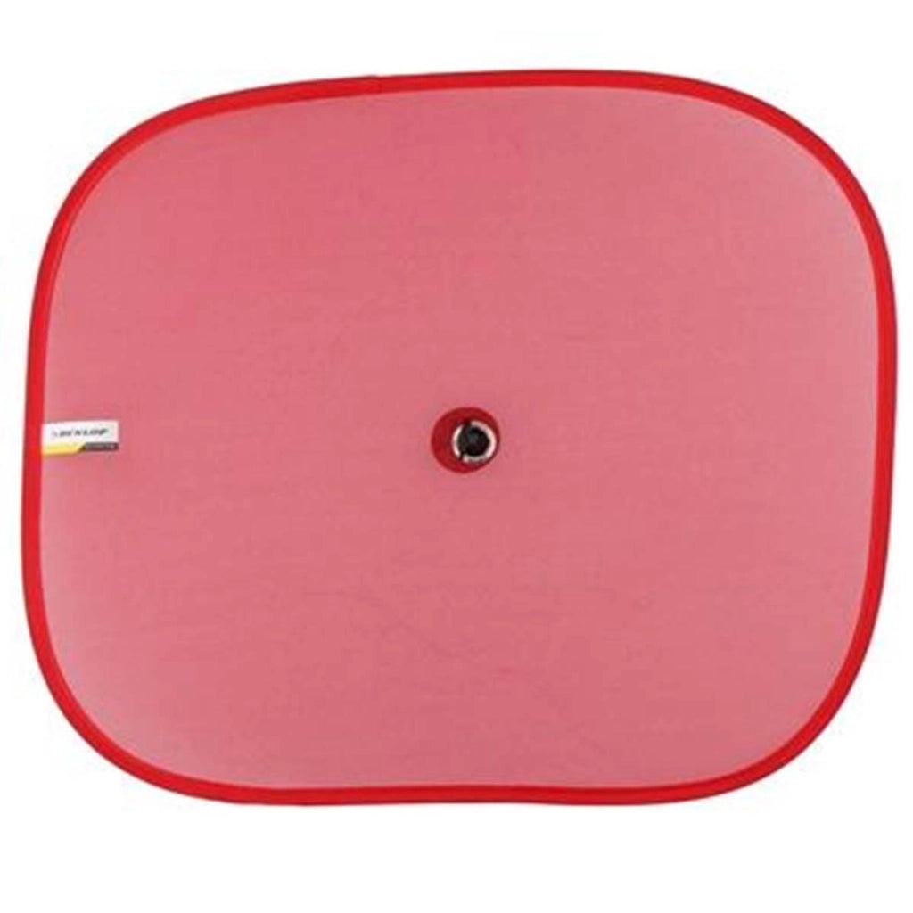 Set di 2 pezzi Parasole per finestrino laterale auto 44x36 cm Rosso Dunlop