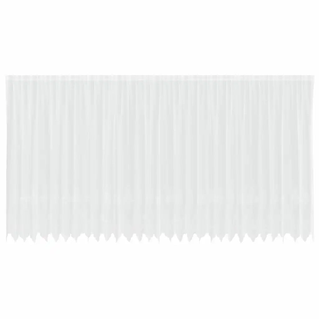 vidaXL Tende con tende Bianco 750 x 245 cm Poliestere