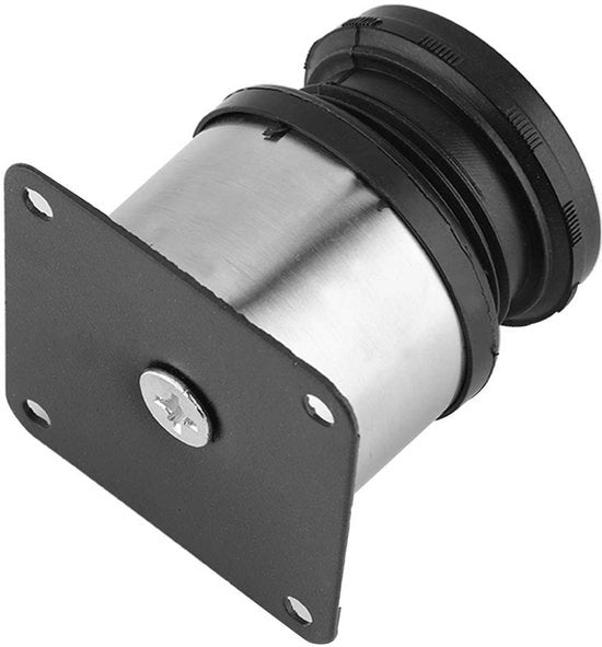 Set di 4 Punte di Supporto per Mobili in Acciaio Inossidabile - Resistente al Carico - Pads in ABS - Finitura Laccata - Modelli per Mobili