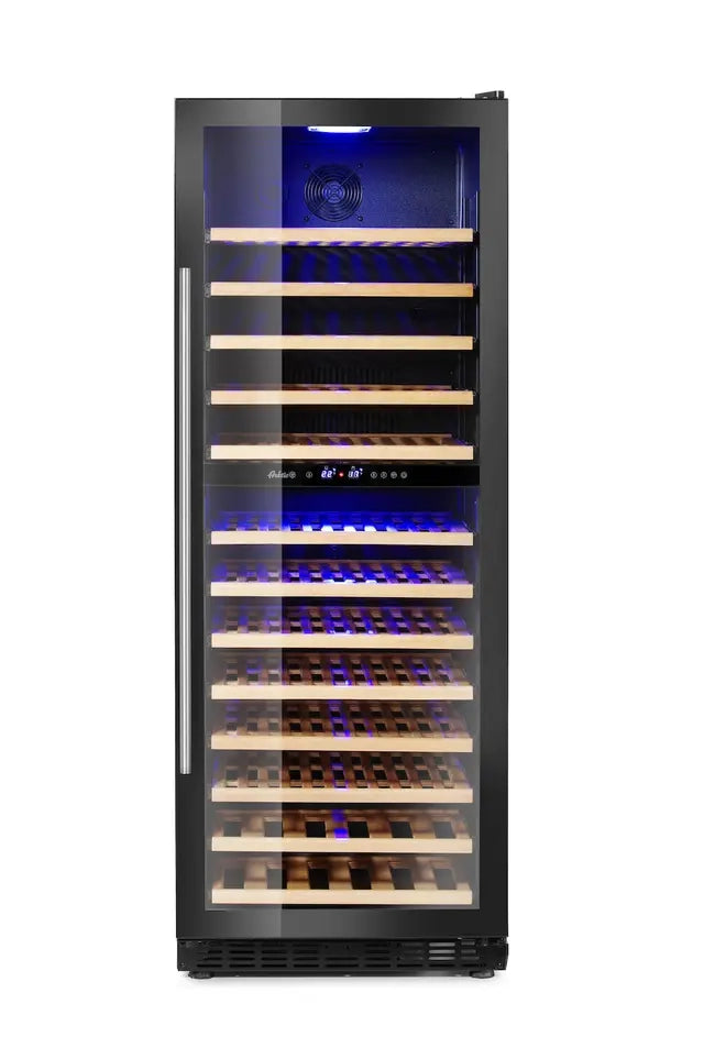 Cantinetta per vini, 2 zone, 135 bottiglie, Arktic, 387L