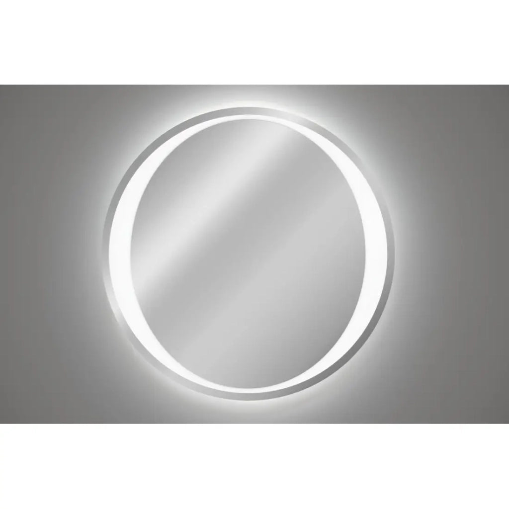Specchio Bagno LED Rotondo 60 cm Retroilluminazione Bianca Design