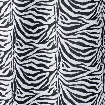 TENDA PER DOCCIA 2 LATI IN TESSUTO CM. 180 X 200 Mod. Zebra Nero- DH- pezzi 1