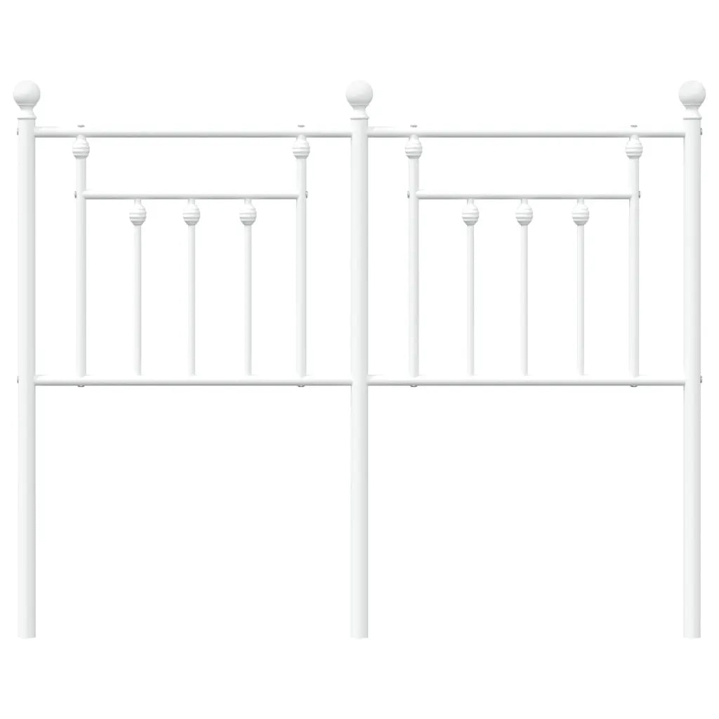 Testiera di Ricambio in Metallo Bianco 120 cm 353617