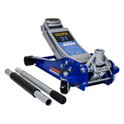 Cric Idraulico a Pantografo 3 Tonnellate con Pompa a Doppio Pistone ¨C MINIMAL ¨C Acciaio
