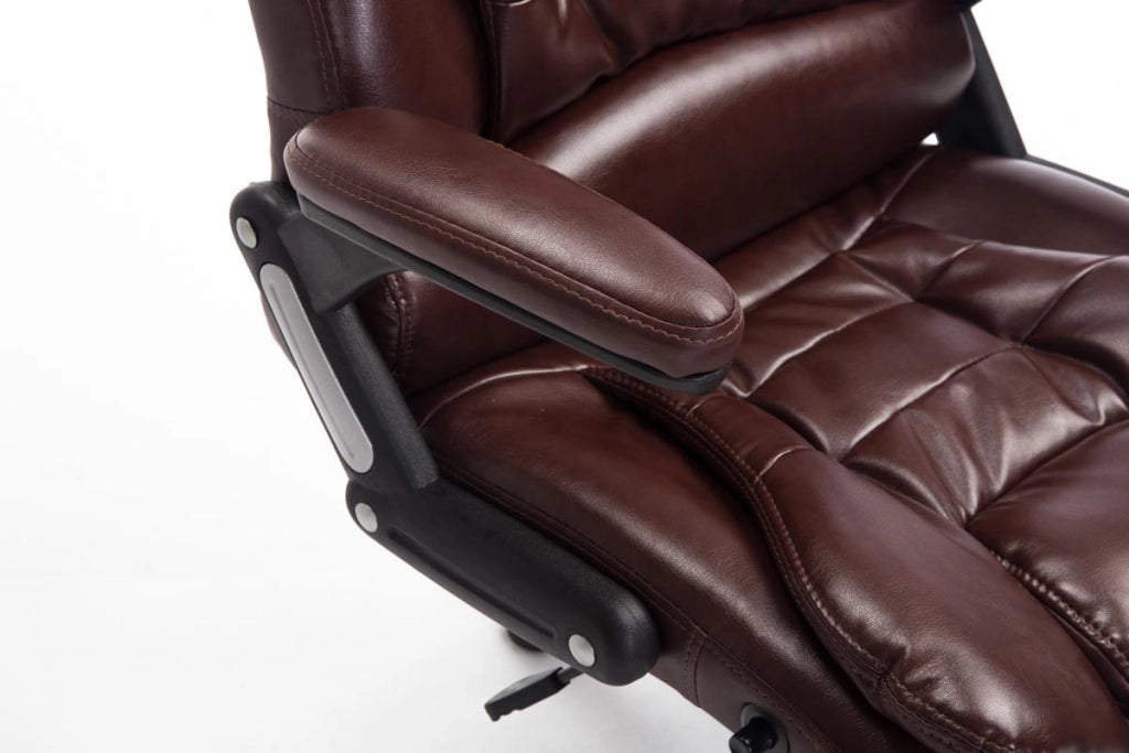 Sedia da ufficio Thor in similpelle bordeauxrot