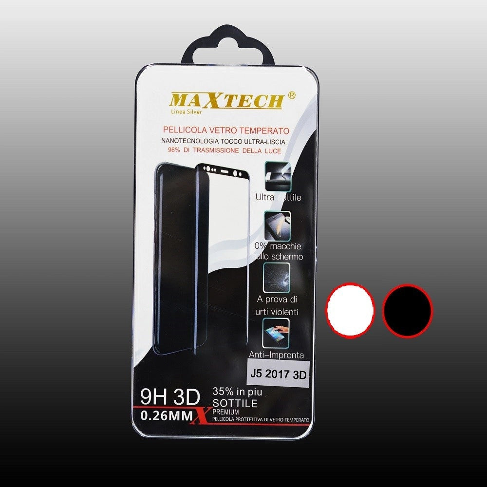 Trade Shop - Pellicola In Vetro Temperato 3d Samsung J5 2017 Protezione Maxtech P-j5 2017 3d -