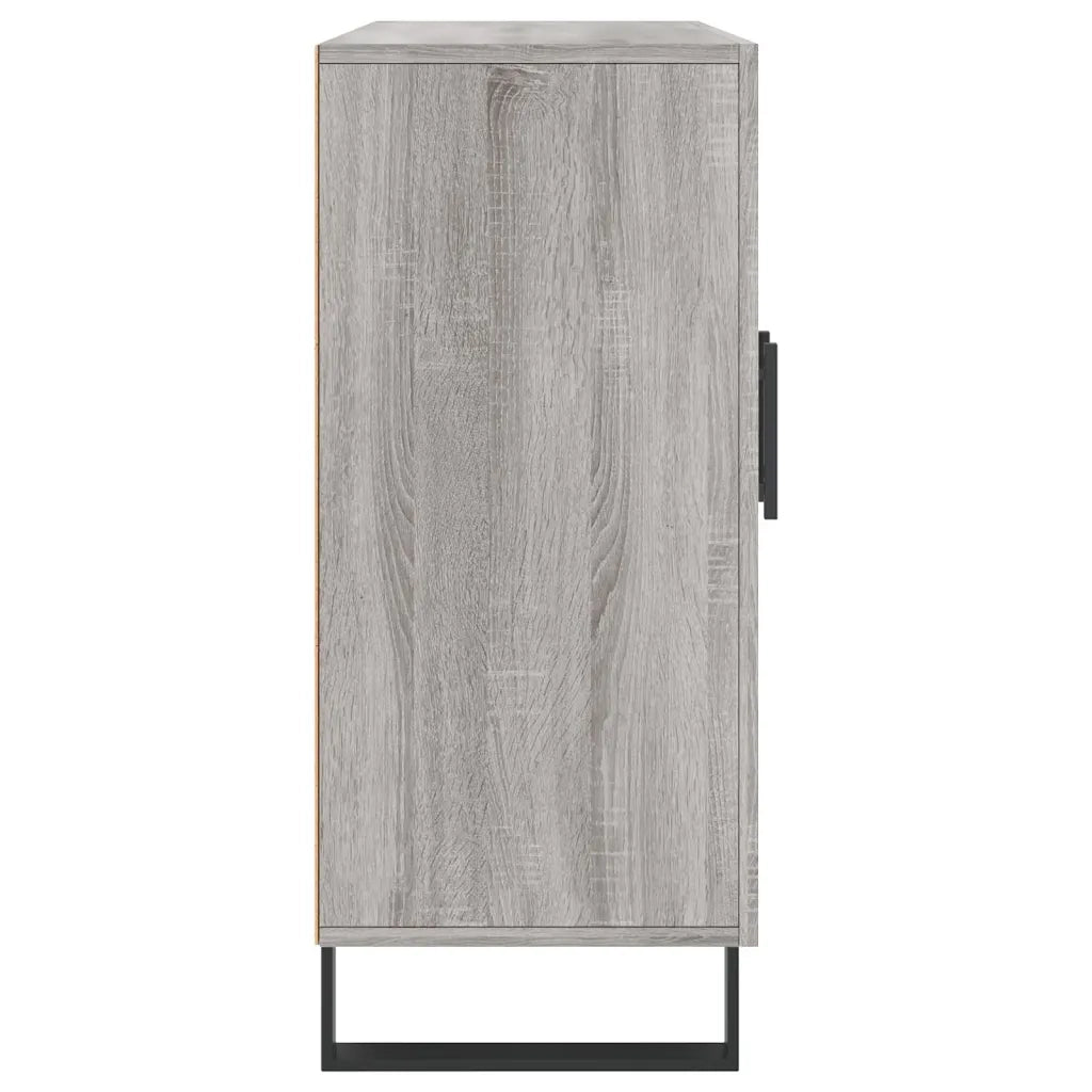 Credenza-Buffet-Armadio da cucina Grigio Sonoma 90x34x80 cm in Legno Multistrato 453351