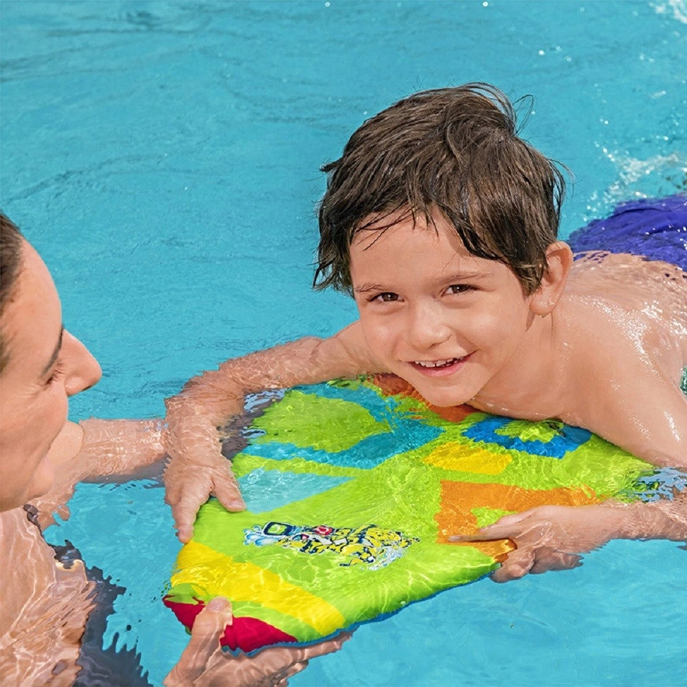 Trade Shop - Tavola Tavoletta Nuoto Per Bambini Swim Safe Taglia 3-6 Anni 42x32x3.5cm 32155 -