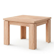 Tavolo Allungabile Per Cucina E Sala Da Pranzo Con Design Moderno Gambe Spesse E Meccanismo Centrale Da 4 A 8 Persone 90 X 90 / 180 X 90 Cm Rovere