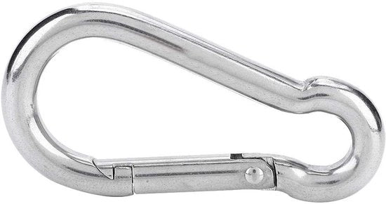 Karabina a Sfera 60mm - Musketon a Sfera - Karabina a Sfera in Acciaio Inox - Uitrustimento Subacqueo - Accessori di Sicurezza - Robusto e Duraturo - Sfera di Trattenuta