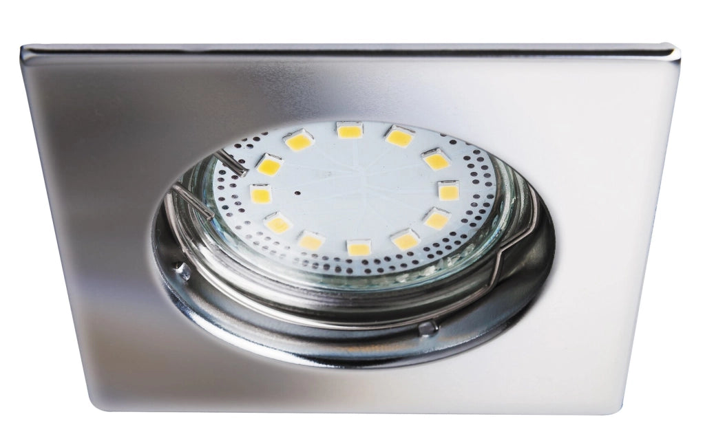 Set 3 faretti da incasso GU10 cromati IP44 Rabalux