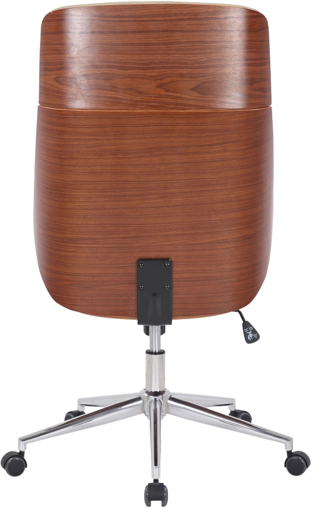 Sedia da ufficio Varel Noce/crema