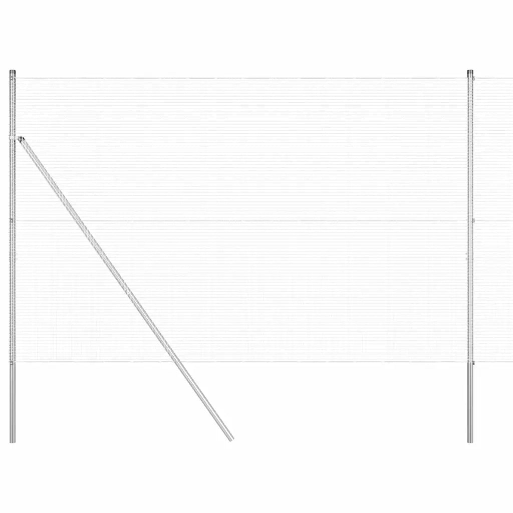 Palo della recinzione Argento 50 x 1,5 m (maglia 16 x 16 mm)