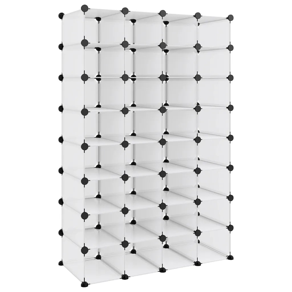 Scarpiera Trasparente 93x36,5x140 cm in PP cod mxl 42941